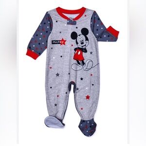 Disney Mickey Mouse Blanket Sleeper with Footies Size 12M New